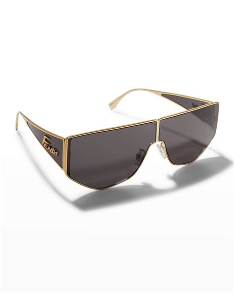 fendi 60mm shield sunglasses|Women's Designer Sunglasses .